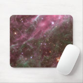 Galactische nachtvliegende mousepad muismat (Met muis)