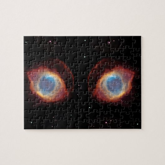 Galactische Nebula Eyes Legpuzzel (Horizontaal)