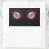 Galactische Nebula Eyes Stickers (Tas)