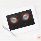 Galactische Nebula Eyes Stickers (Envelop)