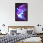 Galactische Nebula Starburst Night Sky Wrapped Can Canvas Afdruk (Insitu (Slaapkamer))