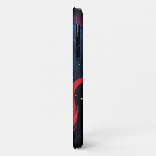 Galactische Neon Cat Mystieke Kosmische Glow Hoesj Case-Mate iPhone Case (Achterkant/links)