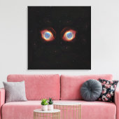 Galactische Nevel Ogen Poster Canvas Afdruk (Insitu (Woonkamer))