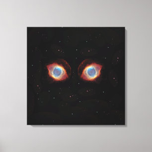 Galactische Nevel Ogen Poster Canvas Afdruk