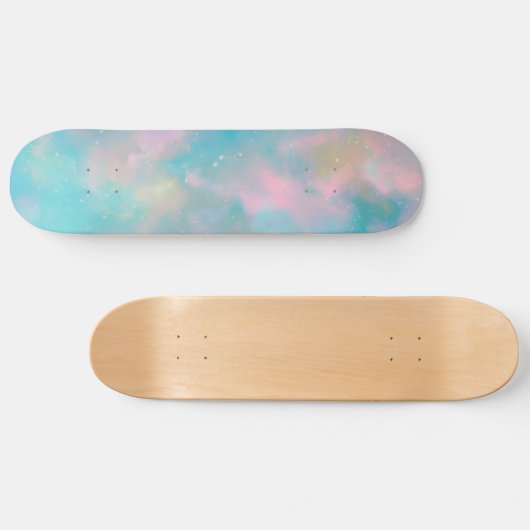 Galactische Nevel Skateboard (Horizontaal)