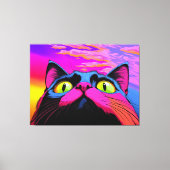 Galactische nieuwsgierigheid: de kosmische blik va canvas afdruk (Voorkant)