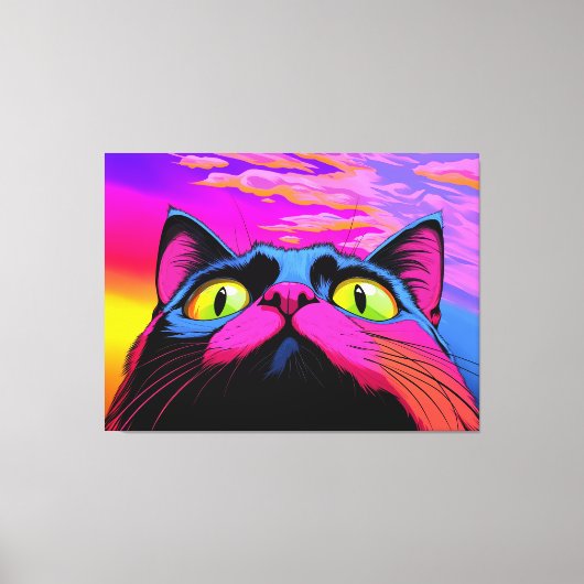 Galactische nieuwsgierigheid: de kosmische blik va canvas afdruk (Voorkant)