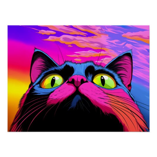 Galactische nieuwsgierigheid: de kosmische blik va perfect poster (Voorkant)