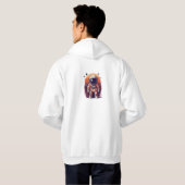 Galactische Odyssey Cosmic Outlines T - shirts voo (Achterkant volledig)