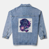 Galactische ontdekkingsreiziger denim jacket (Achterkant)