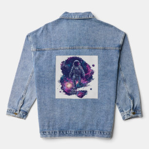 Galactische ontdekkingsreiziger denim jacket