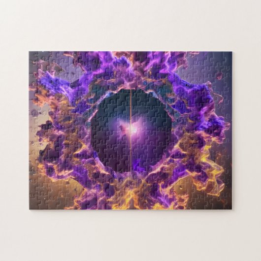 Galactische ontzag-inspirerende, levendige portale legpuzzel (Horizontaal)