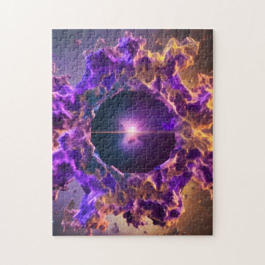 Galactische ontzag-inspirerende, levendige portale legpuzzel (Verticaal)