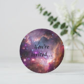 Galactische Paarse buitenruimte Kaart (Staand voorkant)