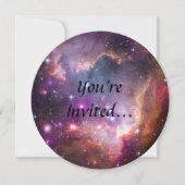 Galactische Paarse buitenruimte Kaart (Voorkant)