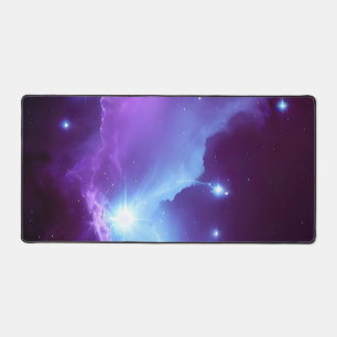 Galactische Paarse Starburst Nebula Kosmisch Bureaumat