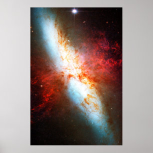 Galactische pluim poster