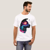 Galactische Pup Grafische T-shirt (Voorkant volledig)