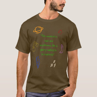 Galactische Quest De Verkenning van het Universum T-shirt