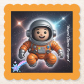 "Galactische reizen" Kartonnen Onderzetters (Voorkant)