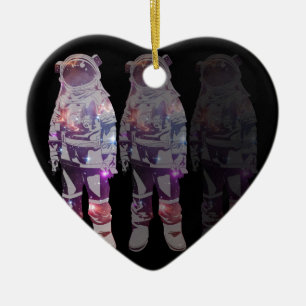 Galactische reiziger keramisch ornament