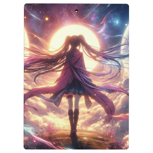 Galactische schemering: fluisteren van de kosmos klembord (Achterkant)