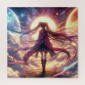 Galactische schemering: fluisteren van de kosmos legpuzzel (Verticaal)