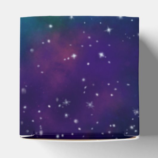 Galactische Sci-Fi bruiloft Bedankdoosjes (Bovenkant)