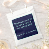 Galactische Sci-Fi bruiloft Bedankzakje (Geknipt)