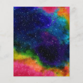 Galactische Sci-Fi Bruiloft Menu (Achterkant)