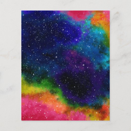 Galactische Sci-Fi Bruiloft Menu (Achterkant)