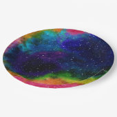 Galactische Sci-Fi bruiloft Papieren Bordje (Gekanteld)