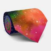Galactische Sci-Fi bruiloft Stropdas (Opgerold)
