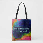 Galactische Sci-Fi bruiloft Tote Bag (Voorkant)