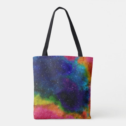 Galactische Sci-Fi bruiloft Tote Bag (Achterkant)