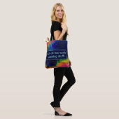 Galactische Sci-Fi bruiloft Tote Bag (Op model)