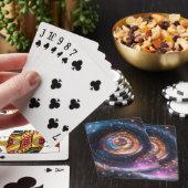 Galactische Spiraal: Dans van de Kosmos Pokerkaarten (Insitu)