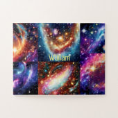 Galactische sterren en plezier in de ruimte legpuzzel (Horizontaal)