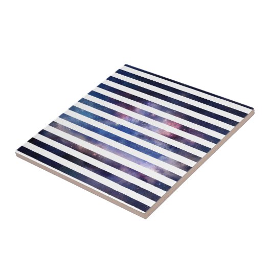 Galactische strepen tegeltje (Zijkant)