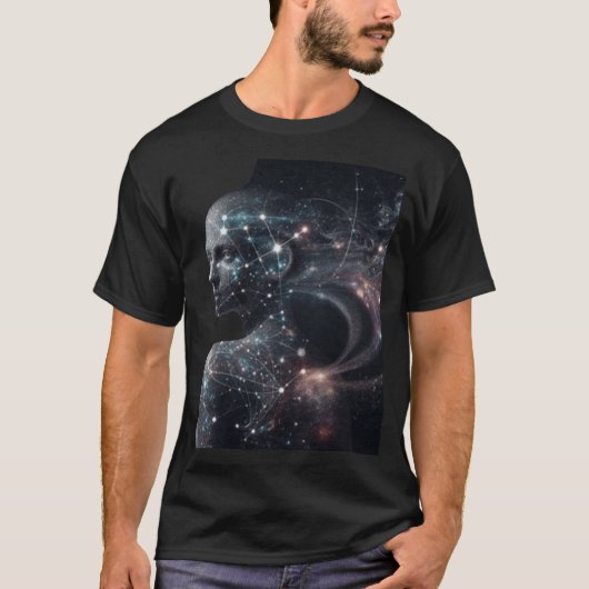 Galactische Symfonie: Stardust Soul T-shirt (Voorkant)