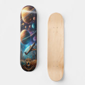 Galactische tandwielen" persoonlijk skateboard (Voorkant)
