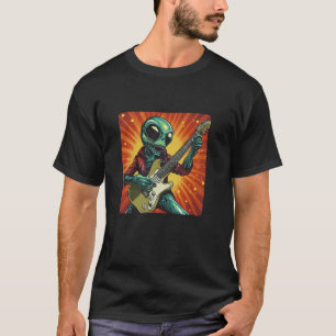 Galactische trillingen met deze coole buitenaardse t-shirt