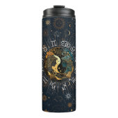 Galactische tweeling - Tweeling Zodiac Thermosbeker (Voorkant)