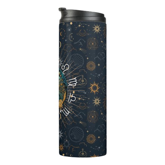 Galactische tweeling - Tweeling Zodiac Thermosbeker (Geroteerd rechts)