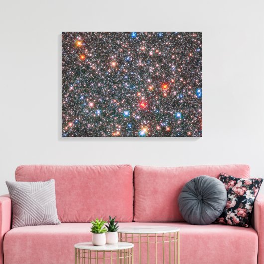 Galactische uitstulping van de Melkweg. Canvas Afdruk (Insitu (Woonkamer))