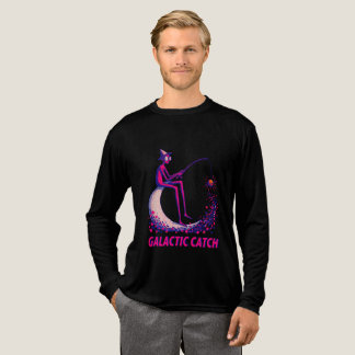 Galactische vangst illustratie – Maan vissen & Glo Tri-Blend Shirt