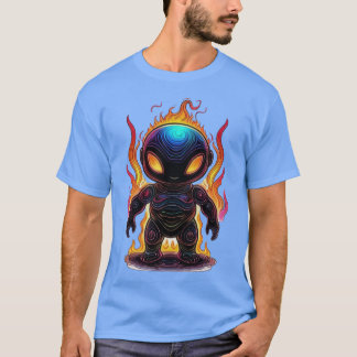 Galactische Vlam Chibi: Alien Blaze T-shirt