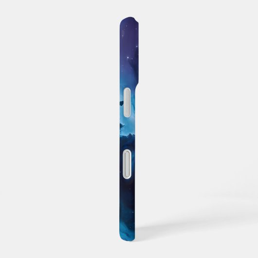 Galactische Vortex Vibrant Cosmic Nebula Art Phone iPhone 16 Hoesje (Rechterkant)