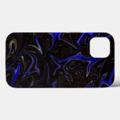 Galactische Werveling: het blauwe en zwarte ruimte Case-Mate iPhone Case (Achterkant (horizontaal))