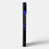 Galactische Werveling: het blauwe en zwarte ruimte Case-Mate iPhone Case (Achterkant / Rechts)